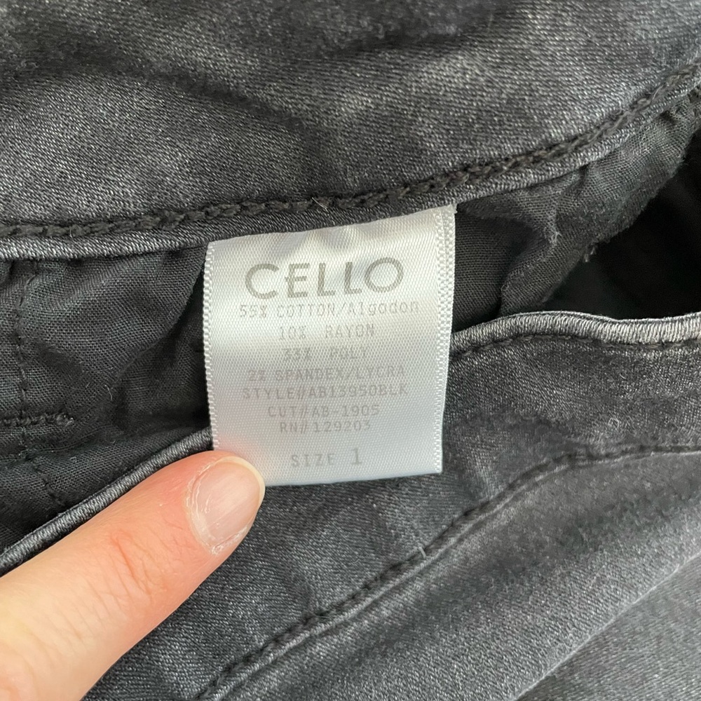 CJLA Faded Black Skinny Jeans Size 1 - Picture 5 of 5